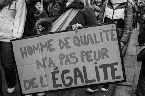 Journée des droits des Femmes, Paris. Mars 2024. 20x30