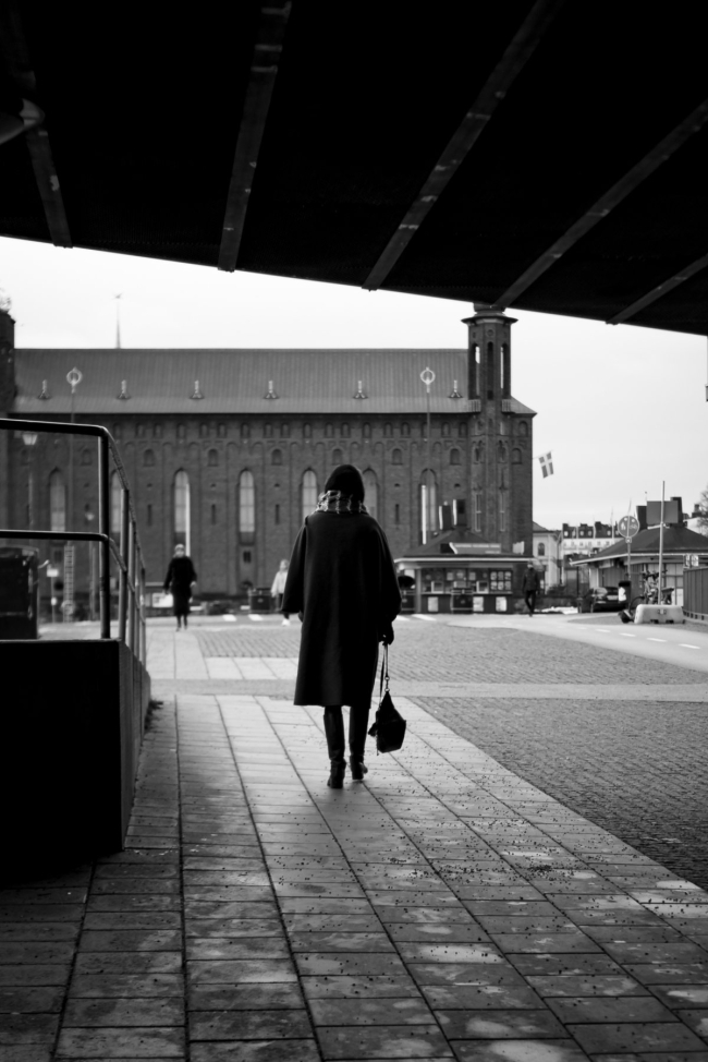 Au bout du Tunnel, Stockholm. Décembre 2024. 30x45