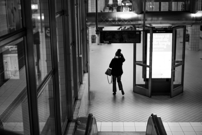 Fin de Journée, Stockholm. Décembre 2024. 30x45