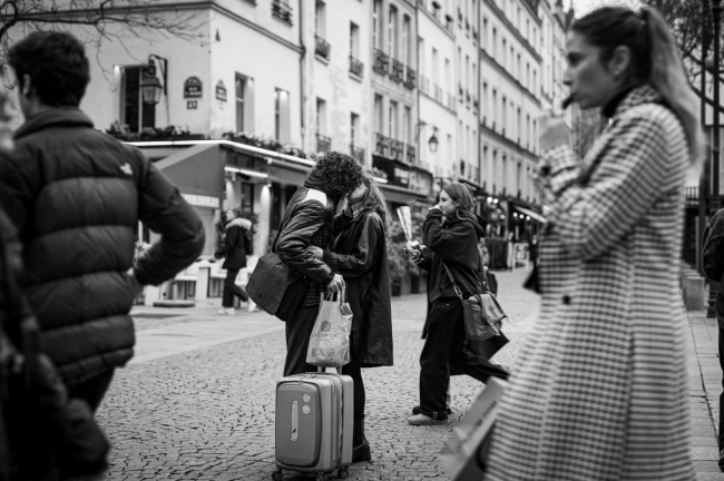Le Départ, Paris. Février 2024. 30x45